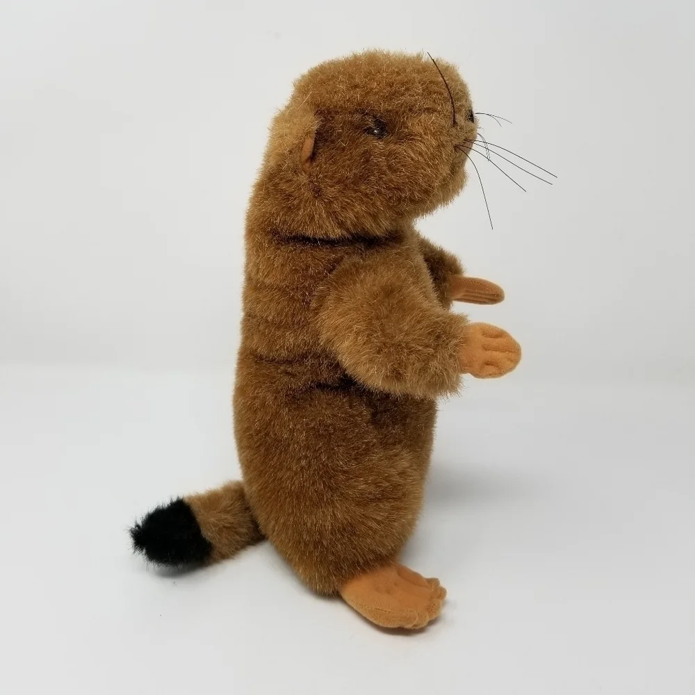 Groundhog Plush Soundprints 1992 Stuffed Animal 90s Wildlife Realistic